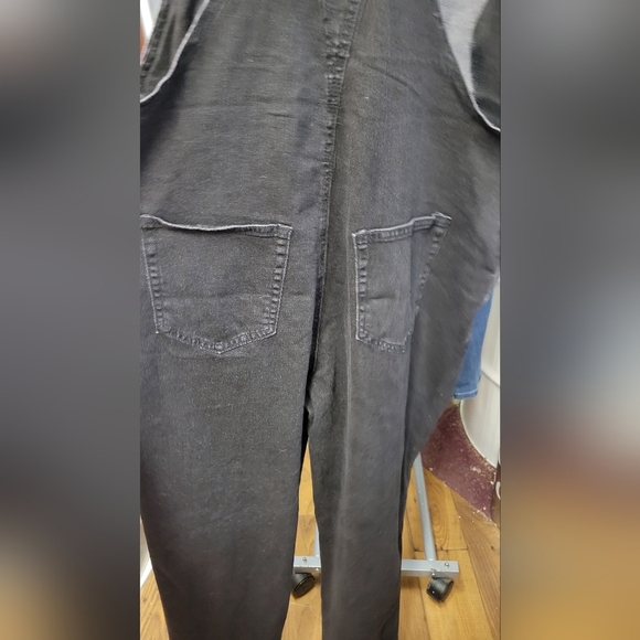 Medium Black Denim Overalls - Picture 5 of 7